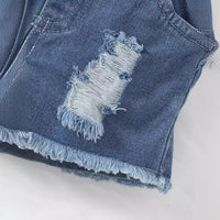 Load image into Gallery viewer, 2 Pieces Set Baby Kid Girls Solid Color Tank Tops And Shorts Wholesale 240701126
