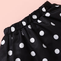 Load image into Gallery viewer, 2 Pieces Set Baby Girls Polka dots Skirts And Letters Rompers Wholesale 240701137
