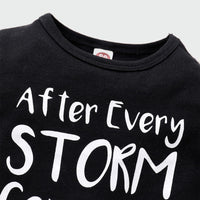 Load image into Gallery viewer, 2 Pieces Set Baby Girls Boys Letters Tops And Solid Color Shorts Wholesale 240701140
