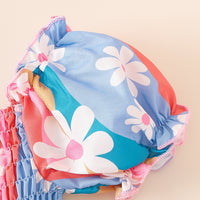 Load image into Gallery viewer, Baby Girls Flower Print Rompers Wholesale 240701146
