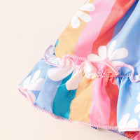 Load image into Gallery viewer, Baby Girls Flower Print Rompers Wholesale 240701146
