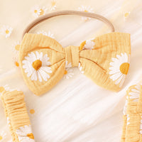 Load image into Gallery viewer, Baby Girls Flower Print Rompers Wholesale 240701148
