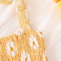 Load image into Gallery viewer, Baby Girls Flower Print Rompers Wholesale 240701148
