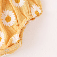 Load image into Gallery viewer, Baby Girls Flower Print Rompers Wholesale 240701148
