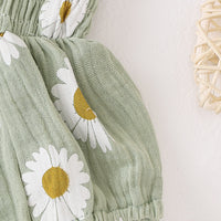 Load image into Gallery viewer, Baby Girls Flower Print Rompers Wholesale 240701148
