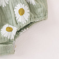 Load image into Gallery viewer, Baby Girls Flower Print Rompers Wholesale 240701148
