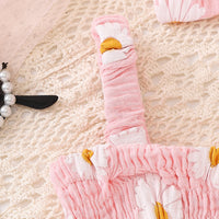 Load image into Gallery viewer, Baby Girls Flower Print Rompers Wholesale 240701148
