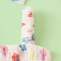 Load image into Gallery viewer, Baby Girls Flower Print Rompers Wholesale 240701148
