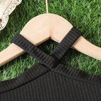 Load image into Gallery viewer, 2 Pieces Set Baby Kid Girls Solid Color Tank Tops And Plant Skirts Wholesale 240701149
