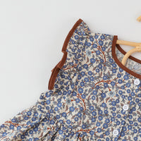 Load image into Gallery viewer, Kid Girls Flower Print Dresses Wholesale 240701151
