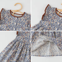 Load image into Gallery viewer, Kid Girls Flower Print Dresses Wholesale 240701151
