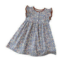 Load image into Gallery viewer, Kid Girls Flower Print Dresses Wholesale 240701151
