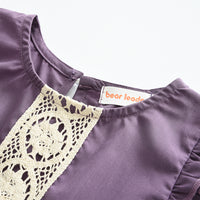 Load image into Gallery viewer, Kid Girls Solid Color Dresses Wholesale 240701153
