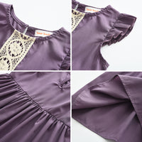 Load image into Gallery viewer, Kid Girls Solid Color Dresses Wholesale 240701153
