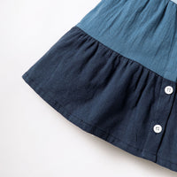 Load image into Gallery viewer, Baby Kid Girls Color-blocking Dresses Wholesale 240701163
