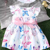 Load image into Gallery viewer, Baby Kid Girls Butterfly Bow Dresses Wholesale 240701166
