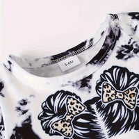 Load image into Gallery viewer, 2 Pieces Set Baby Kid Girls Cartoon Print Tops And Shorts Wholesale 240701168
