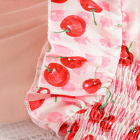 Load image into Gallery viewer, 2 Pieces Set Kid Girls Fruit Print Tops Shorts And Wholesale 240701169
