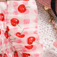 Load image into Gallery viewer, 2 Pieces Set Kid Girls Fruit Print Tops Shorts And Wholesale 240701169
