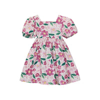 Load image into Gallery viewer, Kid Girls Flower Print Dresses Wholesale 24070117
