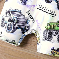 Load image into Gallery viewer, Baby Kid Boys Car Print Rompers Wholesale 240701176
