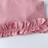 Load image into Gallery viewer, 2 Pieces Set Kid Girls Solid Color Tank Tops And Shorts Wholesale 240701181
