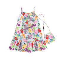 Load image into Gallery viewer, Kid Girls Flower Print Dresses Wholesale 240701182
