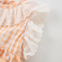 Load image into Gallery viewer, Baby Kid Girls Checked Dresses Wholesale 24070119
