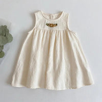 Load image into Gallery viewer, Baby Kid Girls Flower Embroidered Dresses Wholesale 24070122
