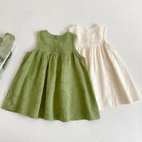 Load image into Gallery viewer, Baby Kid Girls Flower Embroidered Dresses Wholesale 24070122
