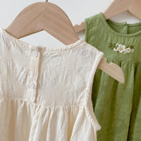 Load image into Gallery viewer, Baby Kid Girls Flower Embroidered Dresses Wholesale 24070122
