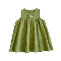 Load image into Gallery viewer, Baby Kid Girls Flower Embroidered Dresses Wholesale 24070122
