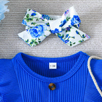 Load image into Gallery viewer, Baby Girls Flower Bow Dresses Wholesale 24070127
