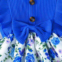 Load image into Gallery viewer, Baby Girls Flower Bow Dresses Wholesale 24070127
