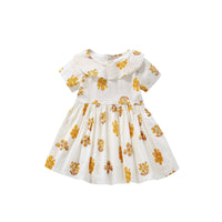 Load image into Gallery viewer, Baby Kid Girls Flower Print Dresses Wholesale 24070132
