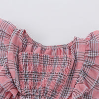 Load image into Gallery viewer, Baby Kid Girls Checked Dresses Wholesale 24070134
