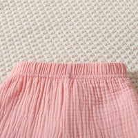 Load image into Gallery viewer, 2 Pieces Set Baby Kid Girls Solid Color Tank Tops And Pants Wholesale 24070138
