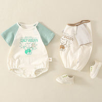 Load image into Gallery viewer, Baby Girls Boys Letters Cartoon Rompers Wholesale 24070154
