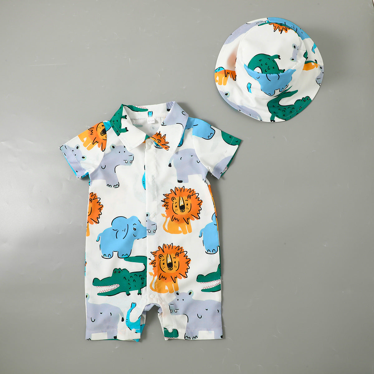 Baby Kid Boys Animals Cartoon Rompers Wholesale 24070155