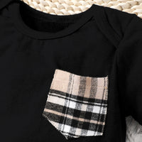 Load image into Gallery viewer, 2 Pieces Set Baby Boys Checked Tops And Shorts Wholesale 24070181
