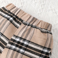 Load image into Gallery viewer, 2 Pieces Set Baby Boys Checked Tops And Shorts Wholesale 24070181
