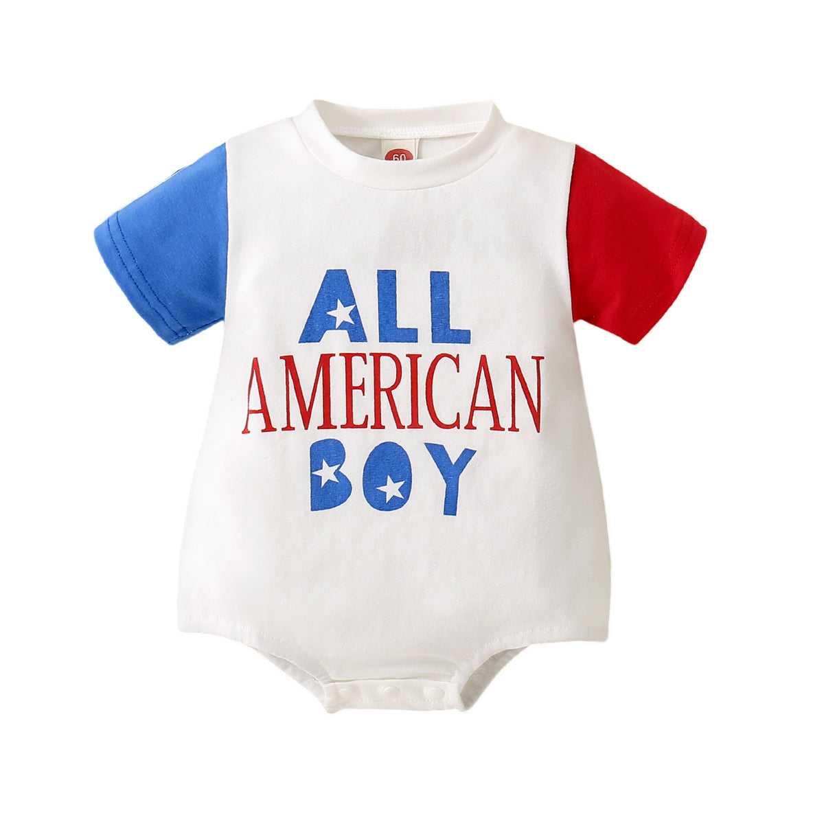 Baby Boys Letters Color-blocking Rompers Wholesale 24070182