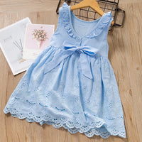 Load image into Gallery viewer, Baby Kid Girls Solid Color Dresses Wholesale 24080203
