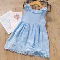 Load image into Gallery viewer, Baby Kid Girls Solid Color Dresses Wholesale 24080203
