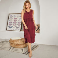 Load image into Gallery viewer, Women Solid Color Dresses Wholesale 24080211
