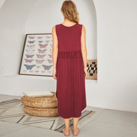 Load image into Gallery viewer, Women Solid Color Dresses Wholesale 24080211
