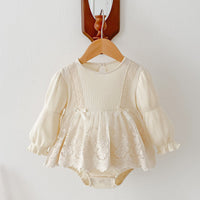 Load image into Gallery viewer, Baby Girls Solid Color Rompers Wholesale 240802110

