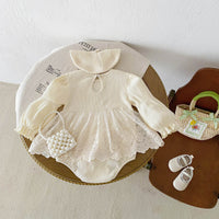 Load image into Gallery viewer, Baby Girls Solid Color Rompers Wholesale 240802110
