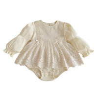 Load image into Gallery viewer, Baby Girls Solid Color Rompers Wholesale 240802110
