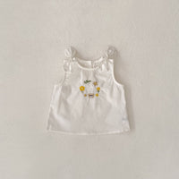Load image into Gallery viewer, 2 Pieces Set Baby Kid Girls Flower Tank Tops And Shorts Wholesale 240802113
